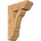 Ekena Millwork Olympic Slat Smooth Bracket w/ Offset Brace, Western Red Cedar, 7 1/2"W x 20"D x 28"H BKT0806X20X28OLY06SWR - alternate 1